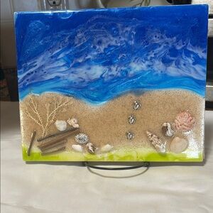 Ocean Wave Resin Art by